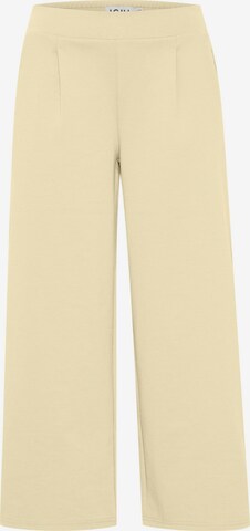 Wide Leg Pantalon à pince ' IHKATE ' ICHI en jaune : devant