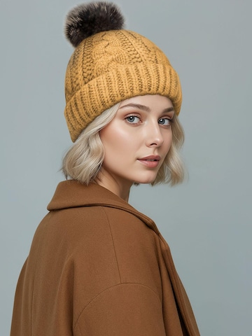 Neverless Beanie '1980' in Yellow