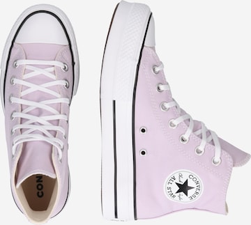 CONVERSE Korkeavartiset tennarit 'Chuck Taylor All Star' värissä lila