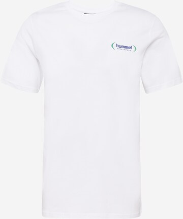 T-Shirt fonctionnel Hummel en blanc : devant