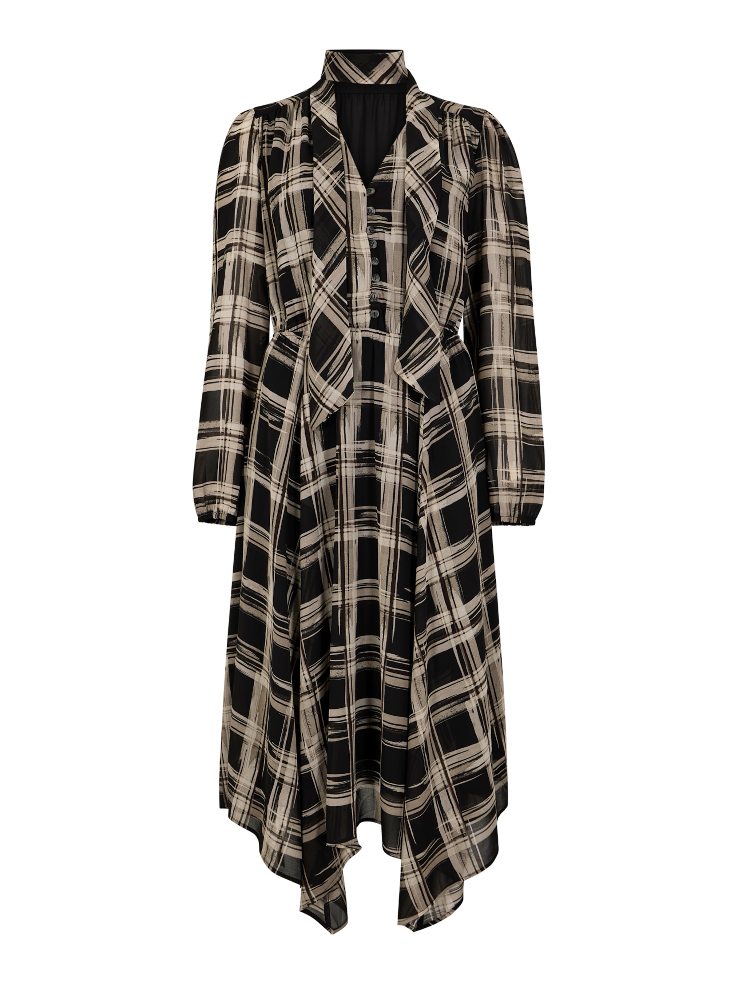 Robe ' ' Apricot en noir : devant