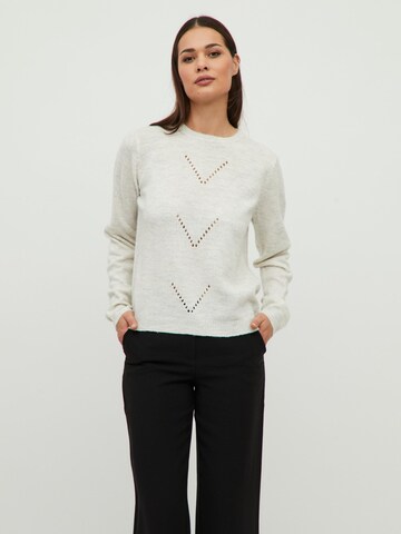 VILA Sweater 'Surili' in White: front