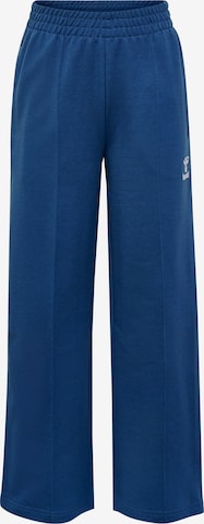 Hummel Wide leg Pants 'ELLY' in Blue: front