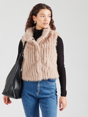 Gilet 'Dava' RINO & PELLE en beige : devant