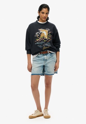 Superdry Sweatshirt in Zwart