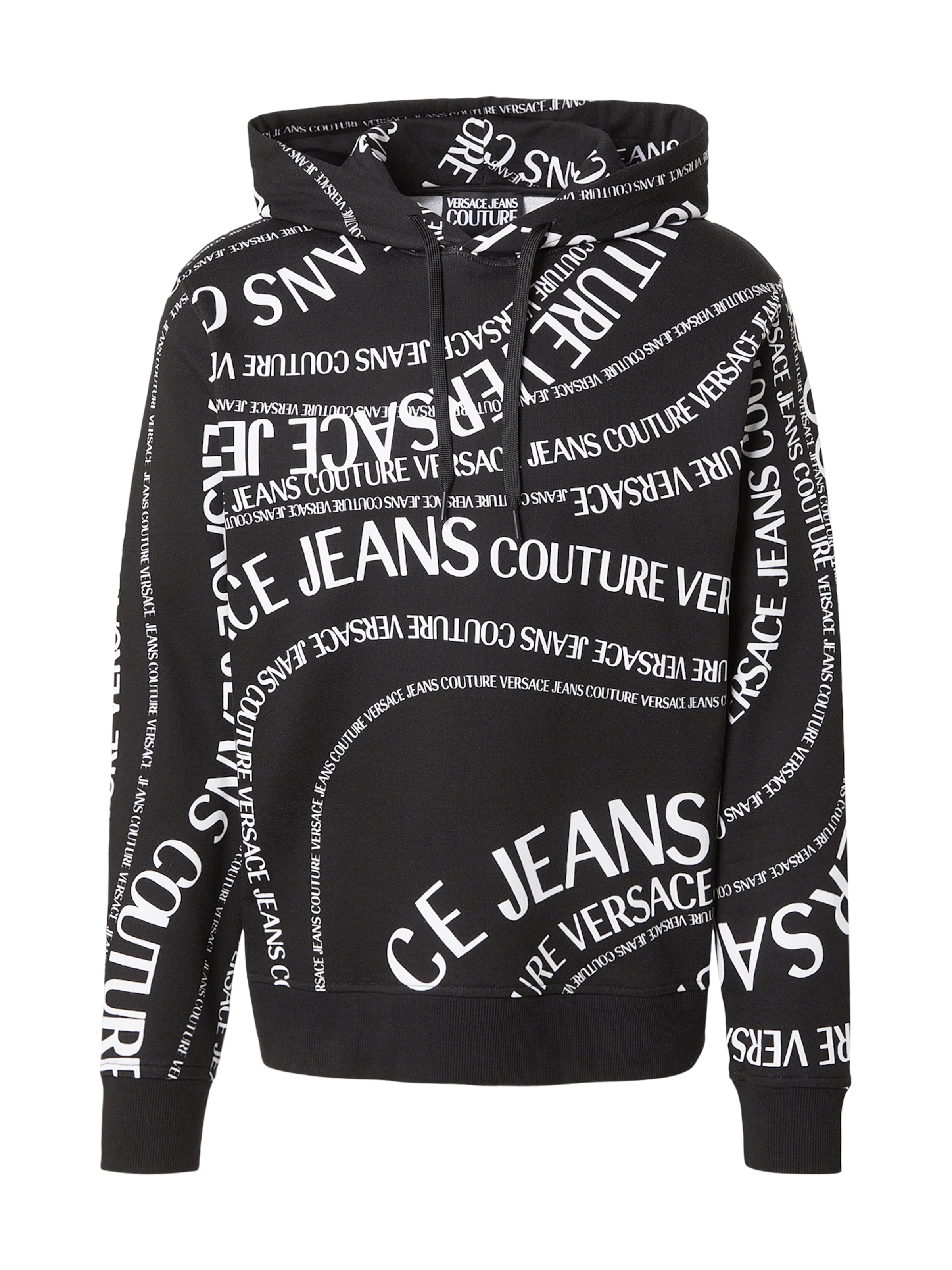 Versace Jeans Couture Sweatshirt '80GAI3H0' i svart: framsida