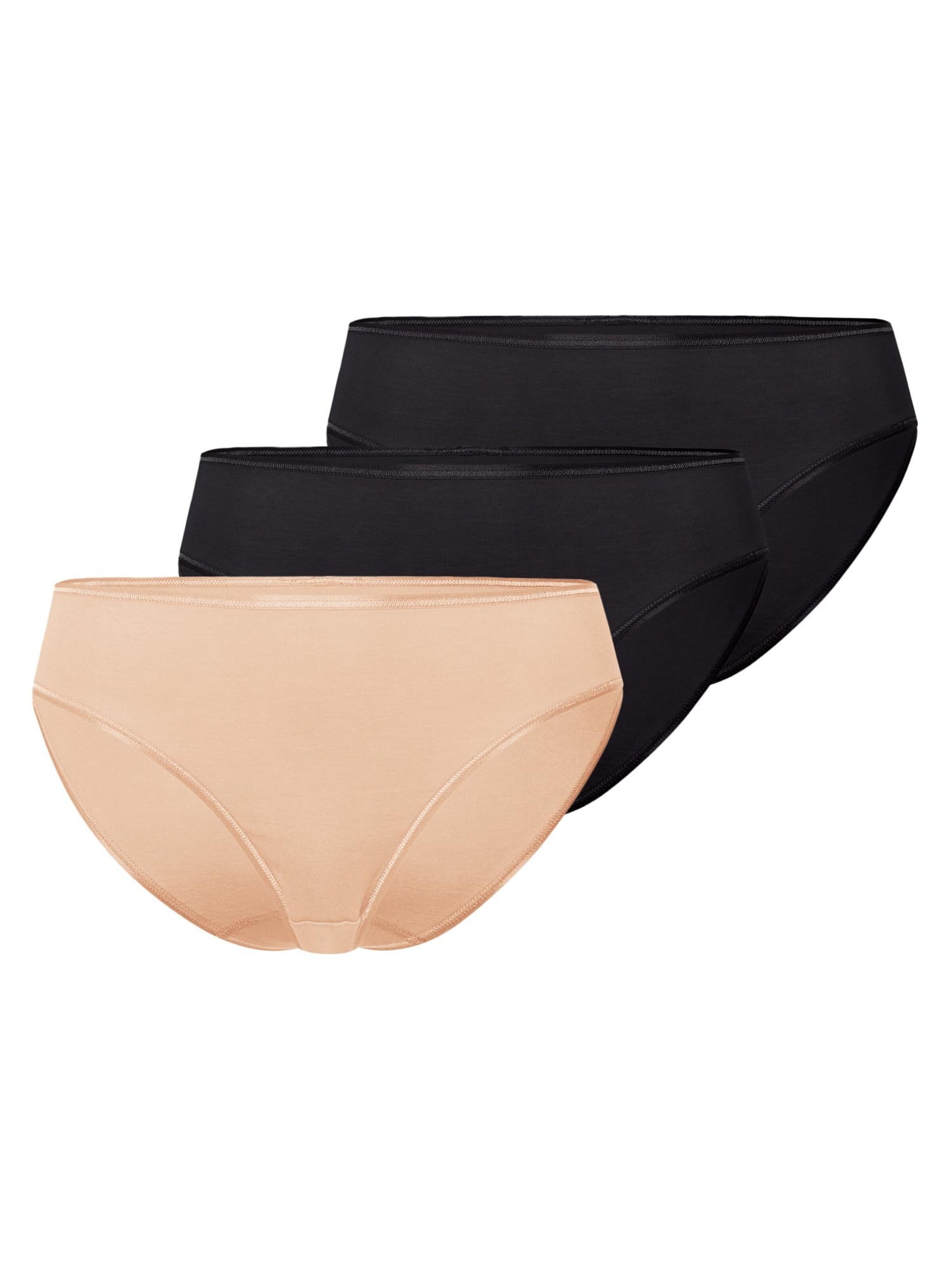 Hanro Slip 'Cotton Seamless'‌‌‌‌‌ in Braun: Vorderseite