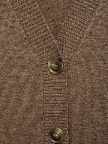 MANGO Strickjacke 'NEKKO' in Braun