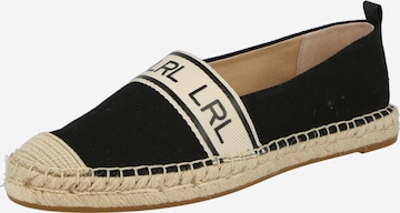 Lauren Ralph Lauren Espadrillo 'CAYLEE' värissä musta: edessä