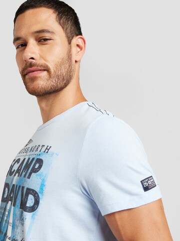 T-Shirt 'Cruise North' CAMP DAVID en bleu