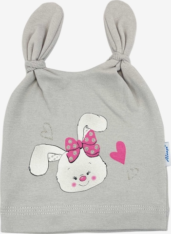 Aliap Muts in Grijs: voorkant
