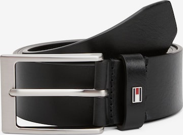 TOMMY HILFIGER Gürtel 'LAYTON' in Schwarz: Vorderseite