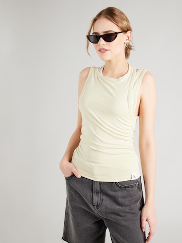 Top di Calvin Klein Jeans in verde: frontale