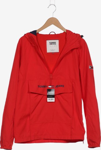 Tommy Jeans Jacke L in Rot: predná strana