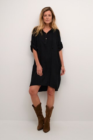 Cream Dress 'Lark' in Black