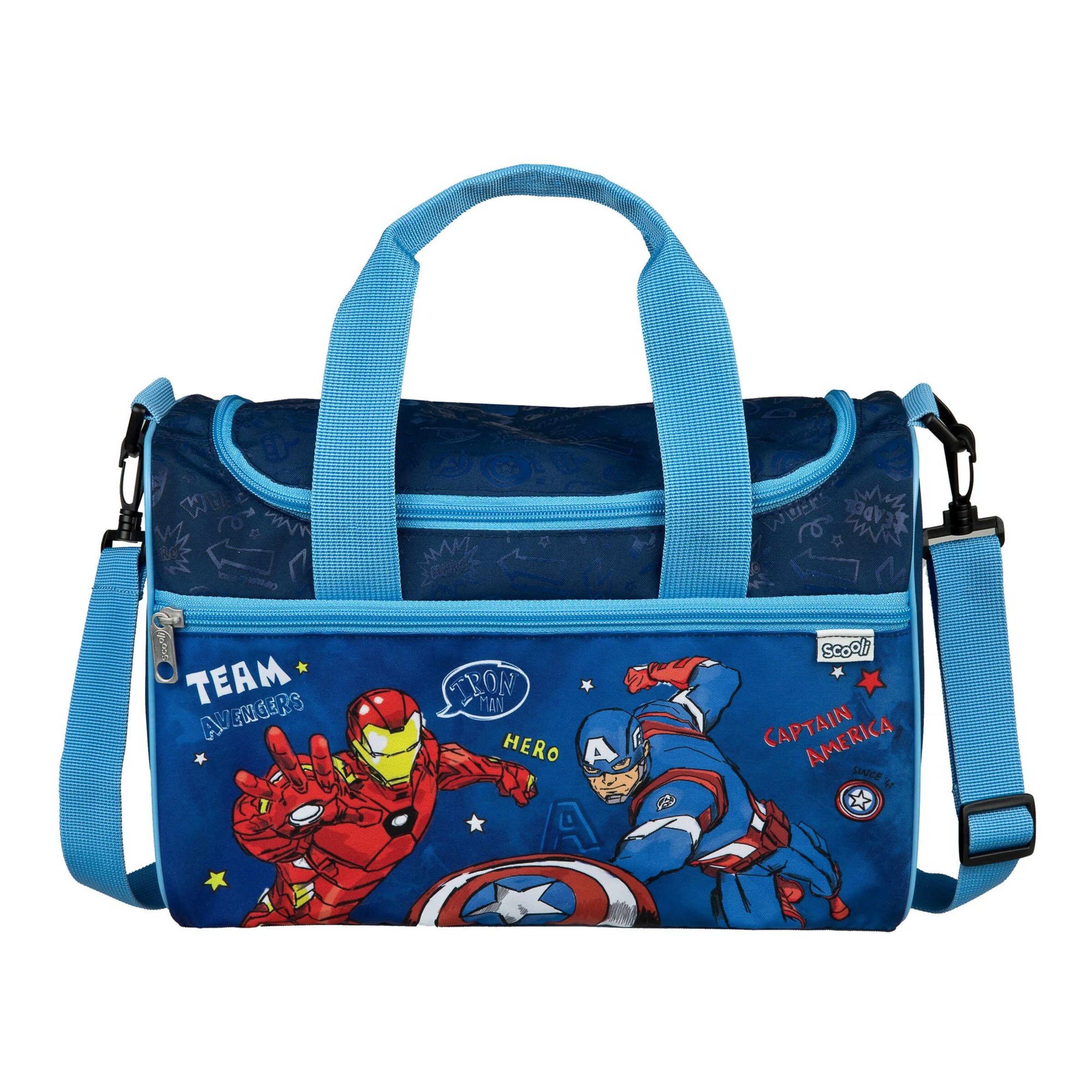 SCOOLI Tasche in Blau: Vorderseite