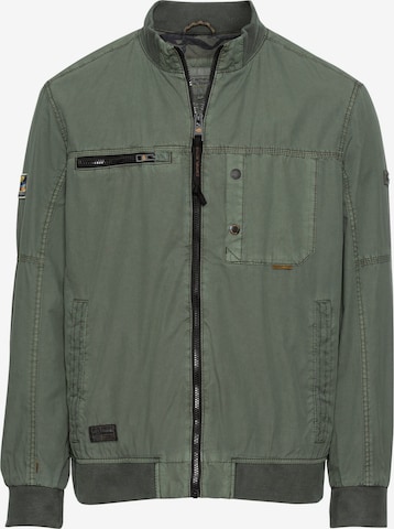 CAMEL ACTIVE Bomberjacke mit Stehkragen in Grün: Vorderseite