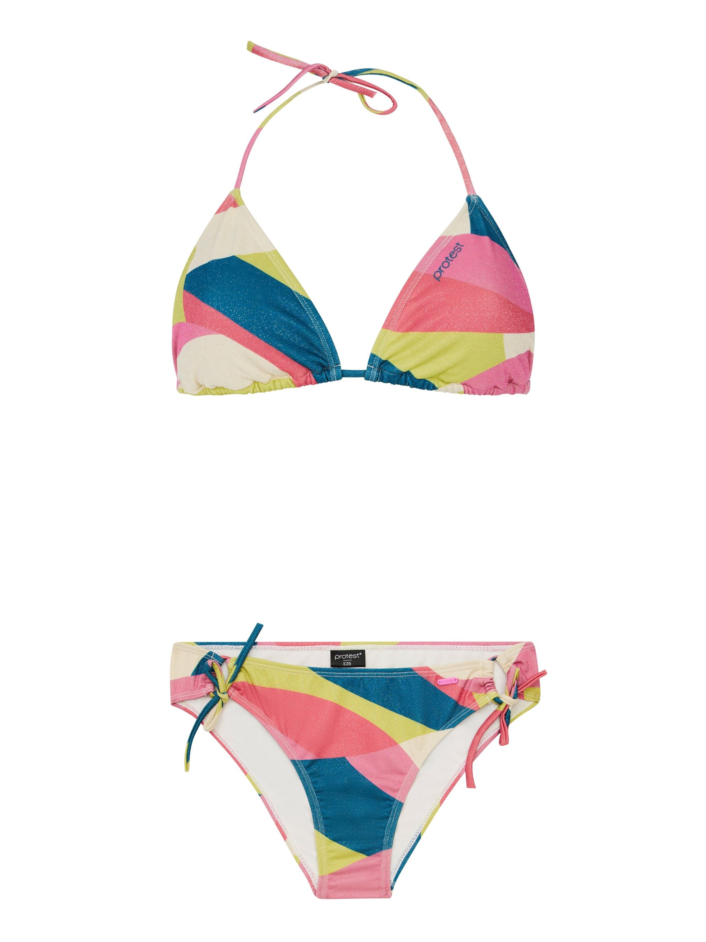 PROTEST Triangel Bikini 'PRTFlava'‌‌‌‌‌‌‌‌ in Blau: Vorderseite