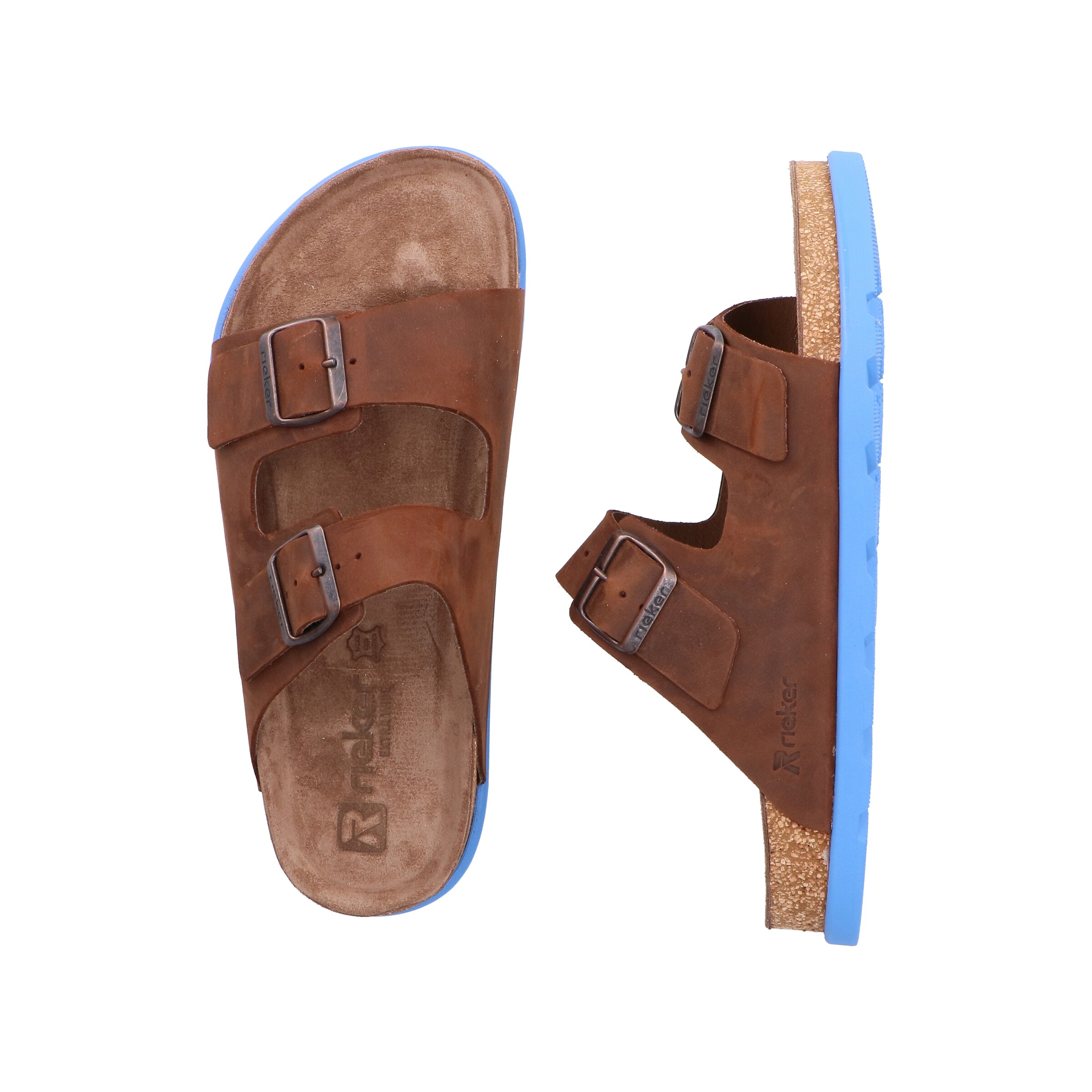 Rieker Mules in Brown