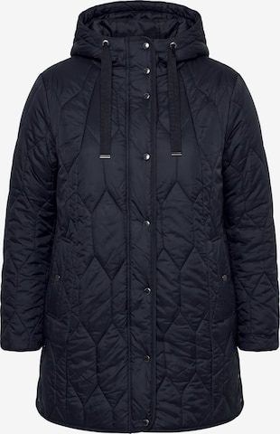 Ulla Popken Übergangsjacke in Schwarz: Vorderseite