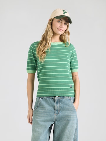 Pullover 'Pretty Preppy' di Blutsgeschwister in verde: frontale