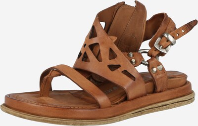 A.S.98 Sandalias de dedo 'POLA FLASH' en cognac, Vista del producto