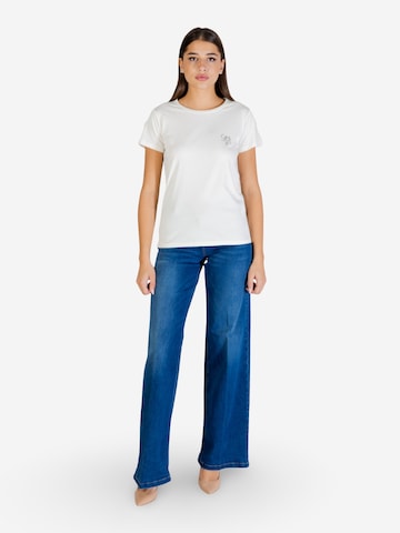 Top 'ECS MODA TA6056 JS923' di Liu Jo in bianco