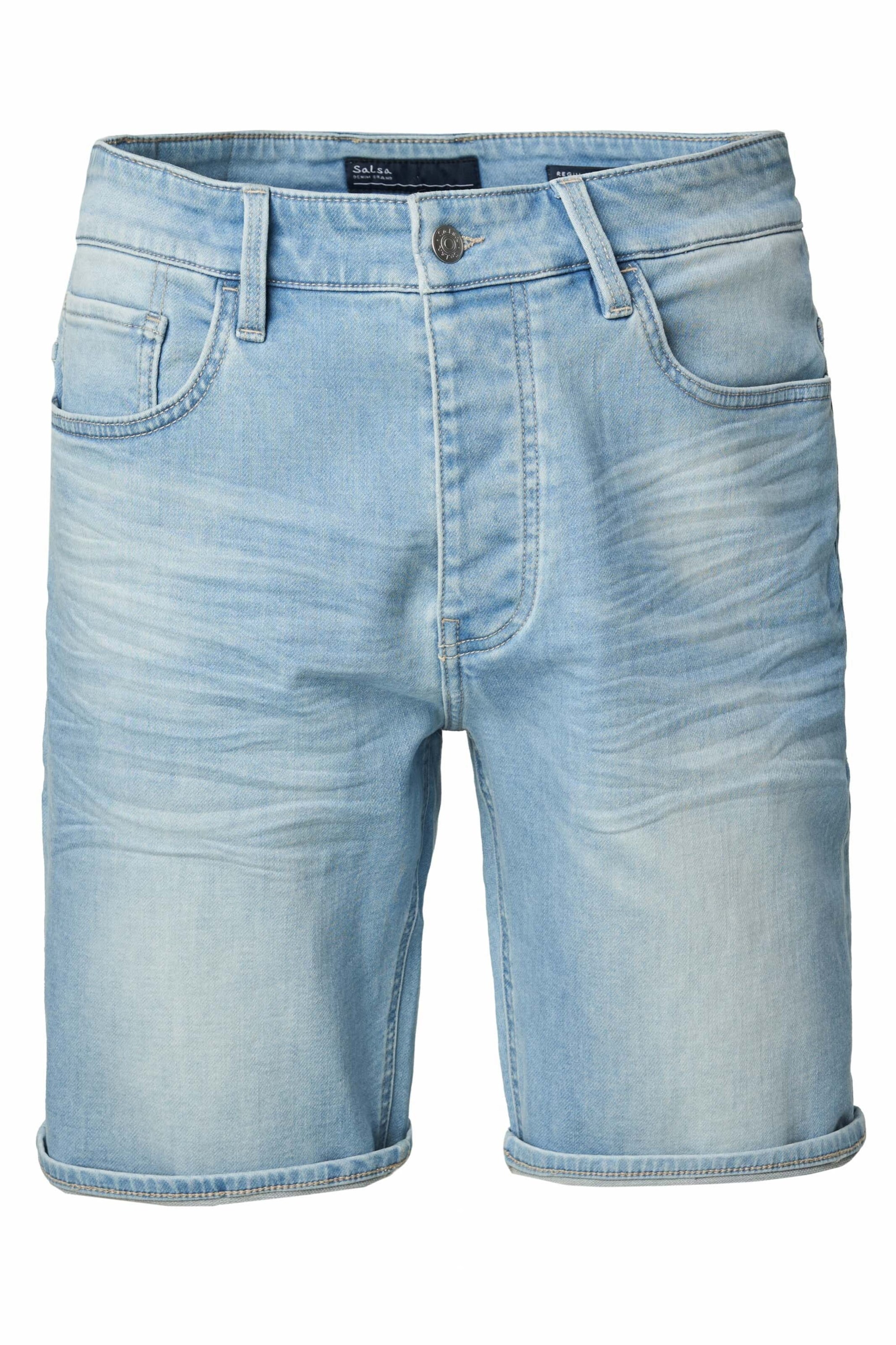 Salsa Jeans Regular Jeans 'Regular' in Blauw: voorkant