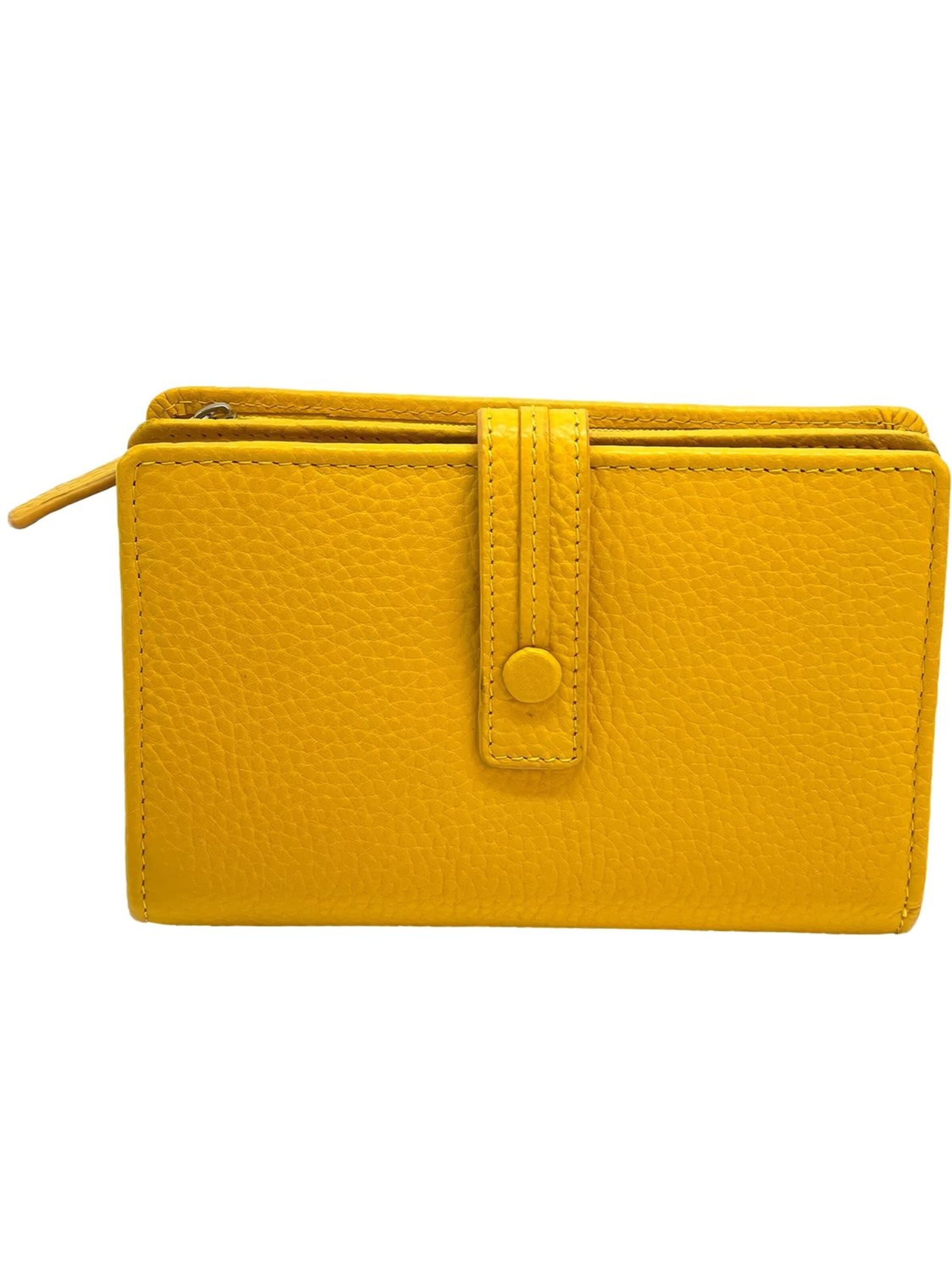 Florence Wallet in Yellow: front