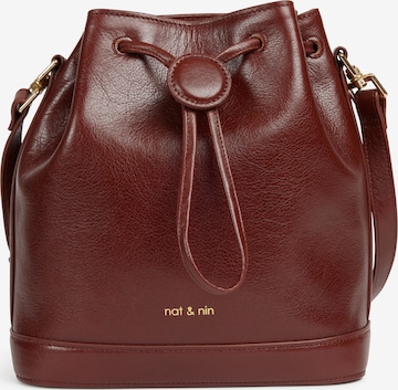 Nat&Nin Vrečasta torba 'Norah' | rdeča barva: sprednja stran