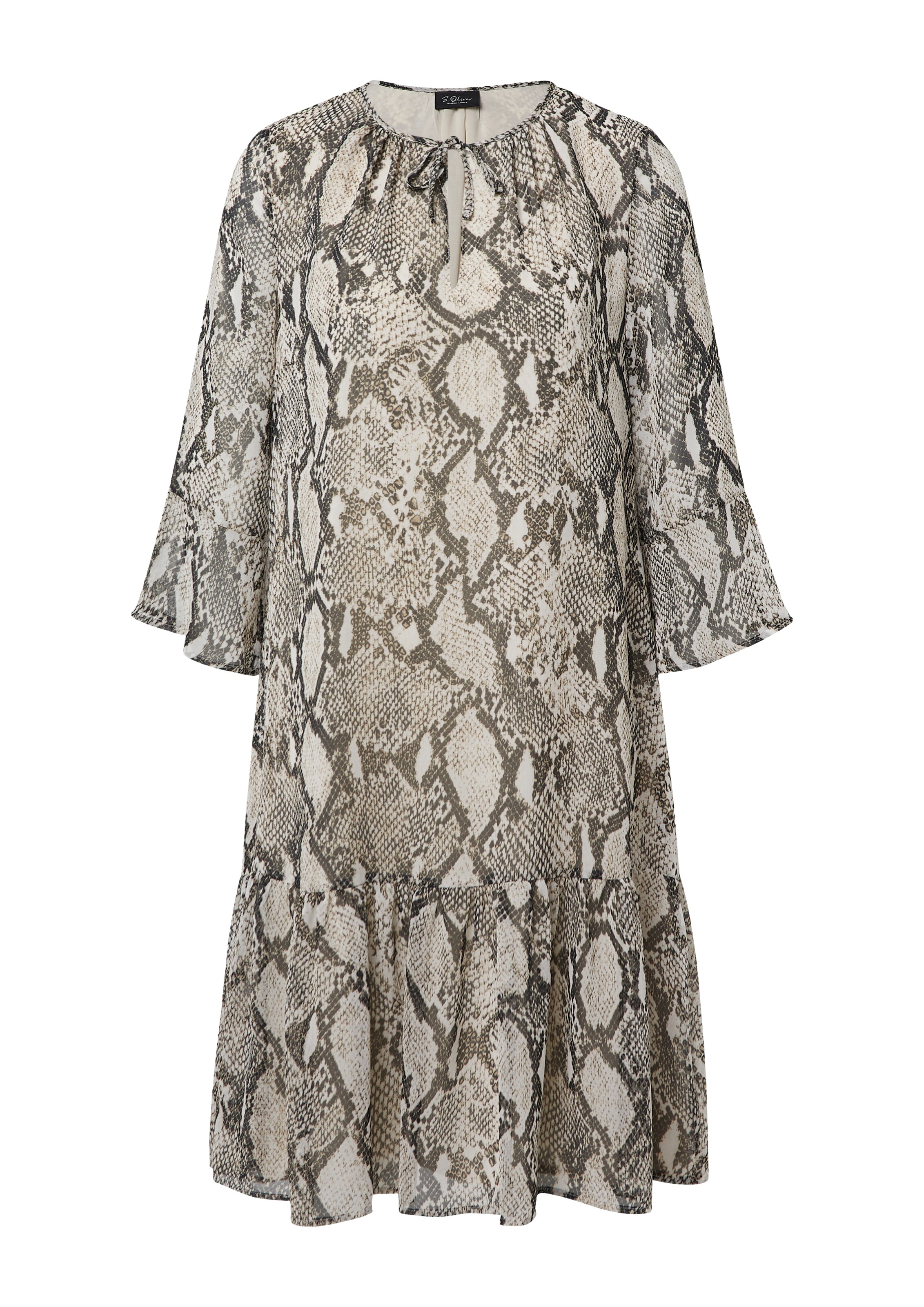 s.Oliver BLACK LABEL Kleid in Grau: Vorderseite