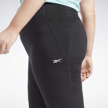 Reebok Skinny Sportbroek 'Lux' in Zwart