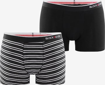 Blackspade Boxershorts ' Stripes ' in Zwart: voorkant