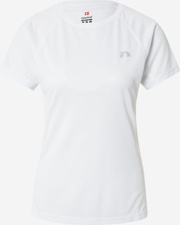 Newline Performance shirt in White: front