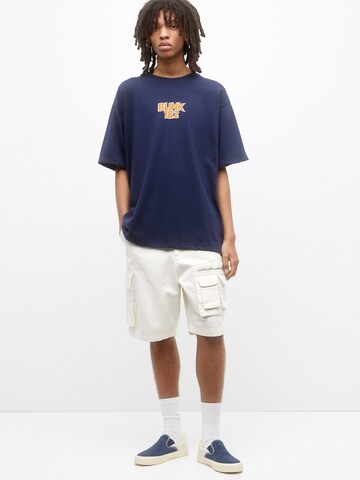 Pull&Bear T-Shirt in Blau