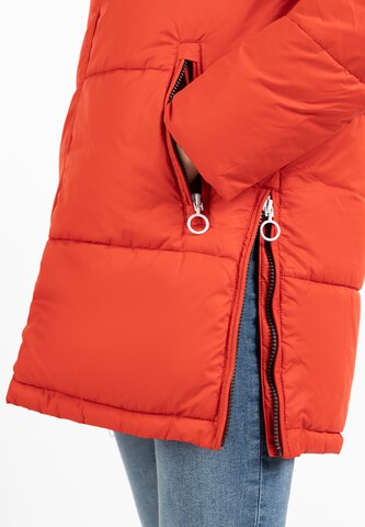 DreiMaster Maritim Winterparka in Rot