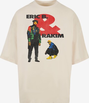 Merchcode Shirt 'Eric B & Rakim - Don't Sweat The Technique' in Beige: voorkant