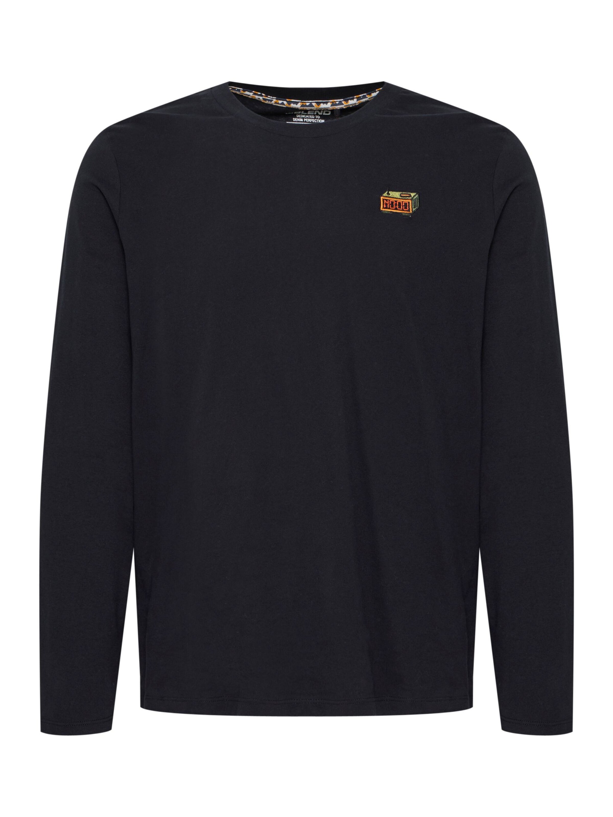 BLEND - Camiseta en negro: frente