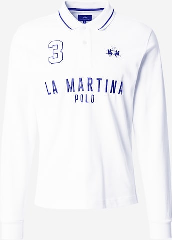 T-Shirt La Martina en blanc : devant