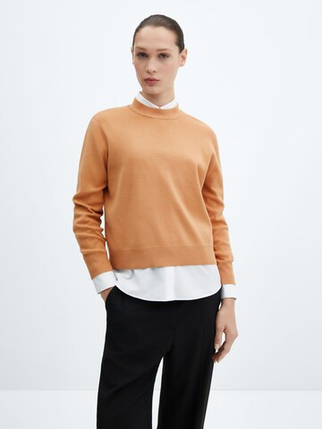 MANGO Pullover 'TORTU' i brun: forside