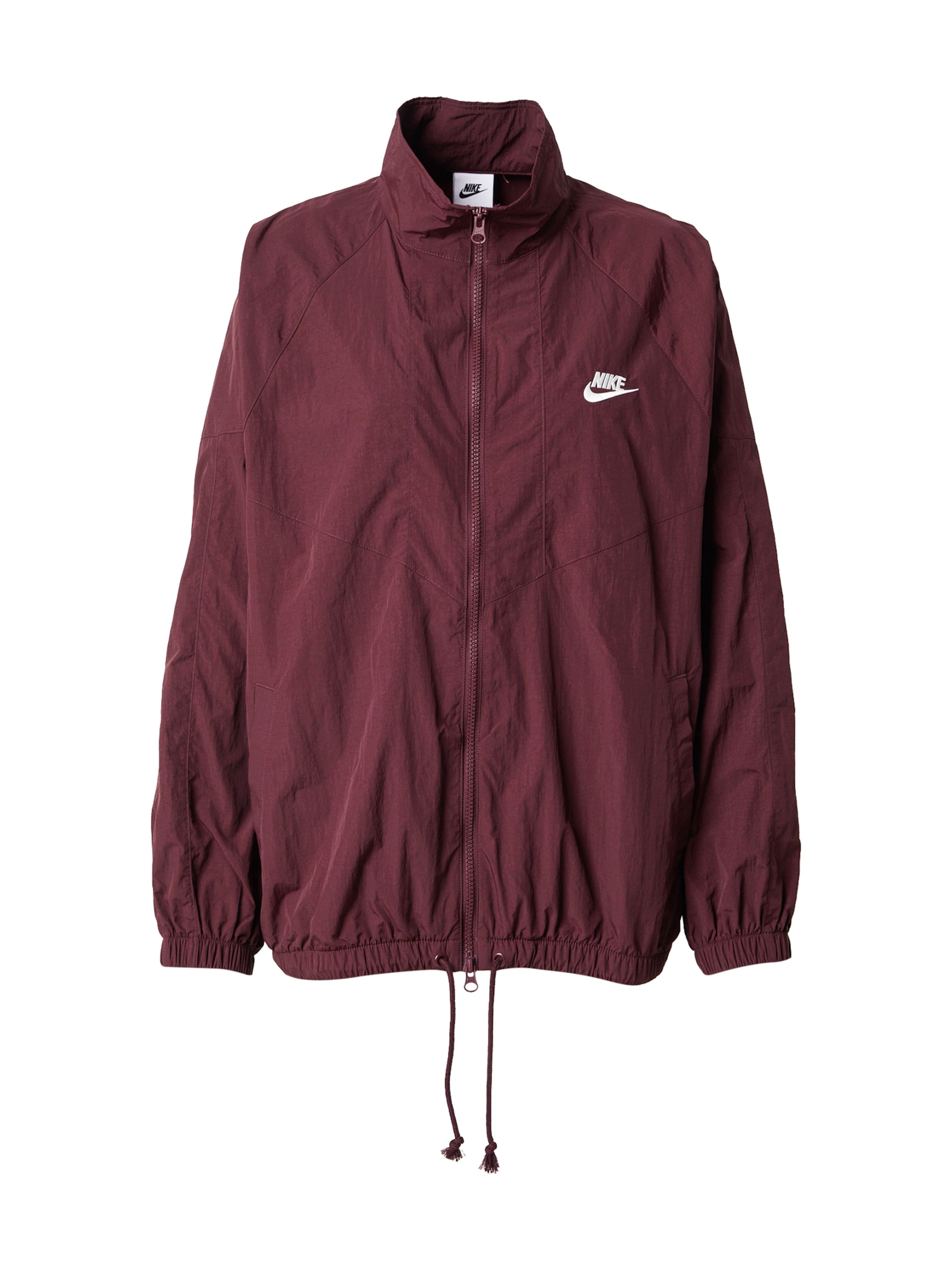 Nike Sportswear Veste mi-saison en bourgogne, Vue avec produit