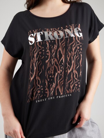 ONLY Carmakoma Shirt 'CARVigga' in Zwart