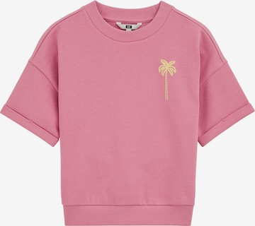 WE Fashion Collegepaita värissä vaaleanpunainen: etupuoli