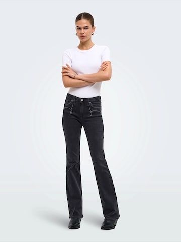ONLY Flared Jeans 'ONLWAUW' in Grey