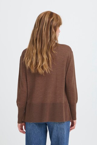 PULZ Jeans Trui ' SADIE' in Bruin