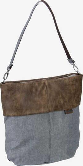 ZWEI Handtasche ' Olli ' in braun / grau, Produktansicht