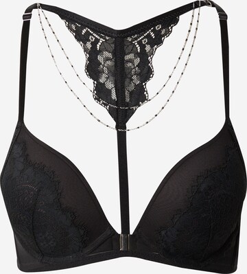 Invisible Soutien-gorge Hunkemöller en noir : devant