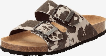 Mule Tamaris en marron : devant