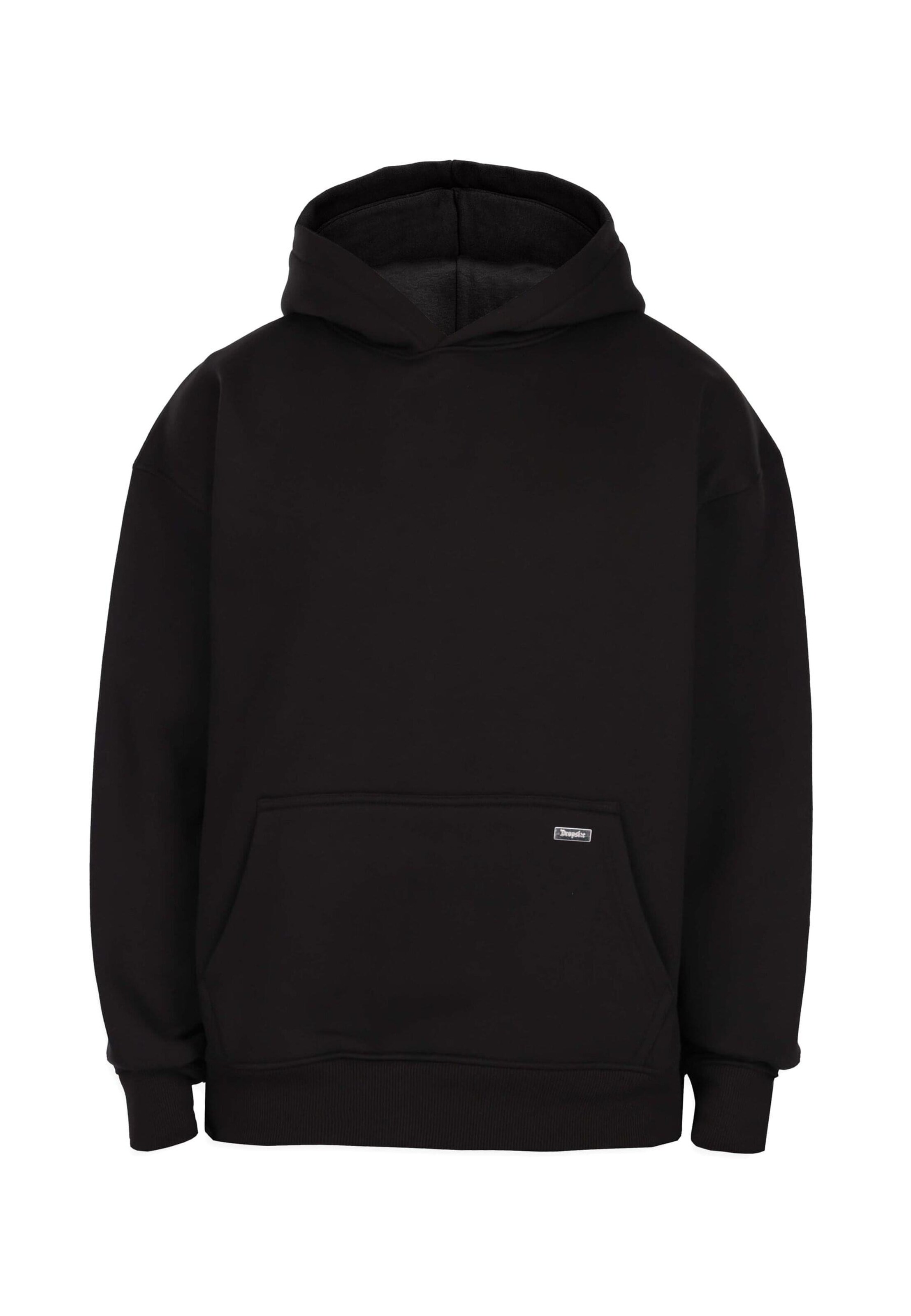 Dropsize Sweatshirt in Schwarz: Vorderseite