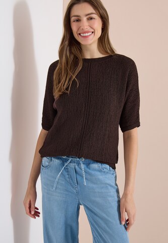 CECIL Sweater 'Dolman' in Brown: front